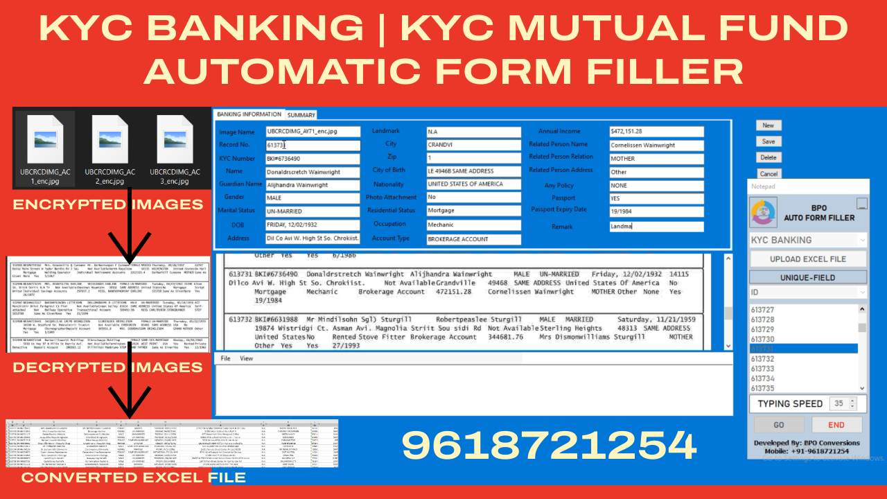 KYC BANKING FORM FILLING AUTOMATION