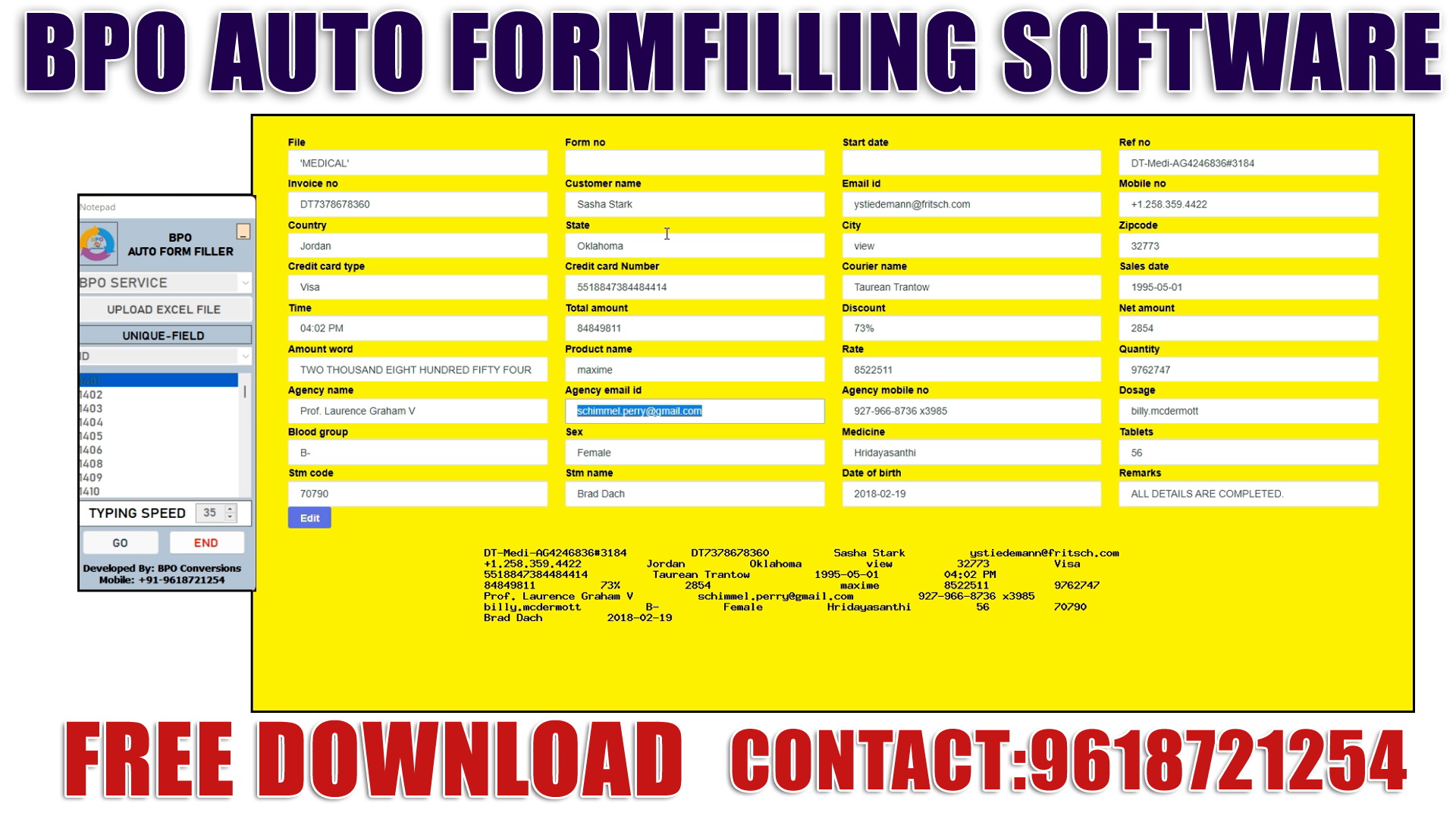 BPO Services Data Entry Automation